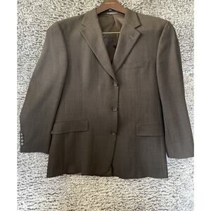 Austin Reed Mens Blazer Sport Coat Casual Jacket Size 42 R Wool Made In USA